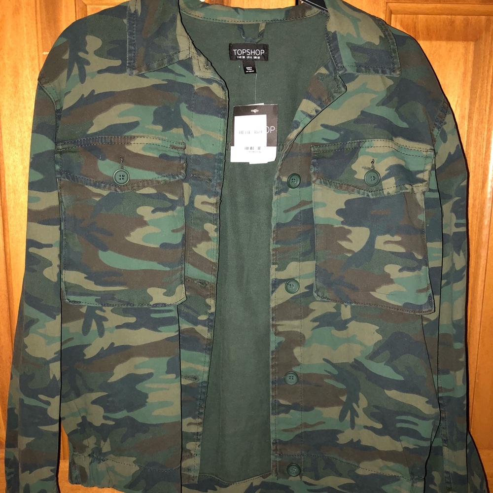 Topshop Camo Jacket